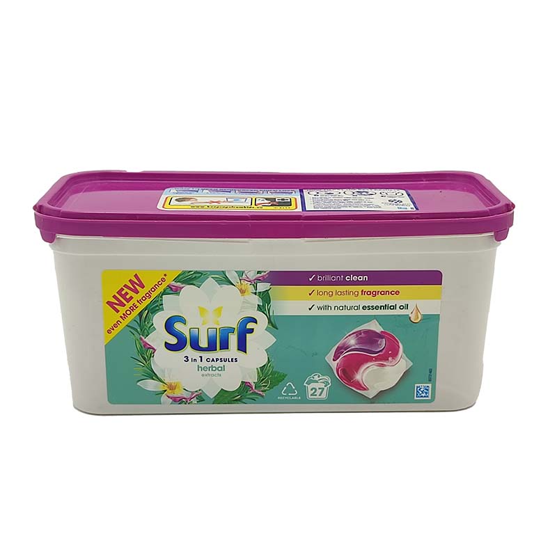 قرص ماشین لباسشویی Surf 3In1 بسته 27 عددی