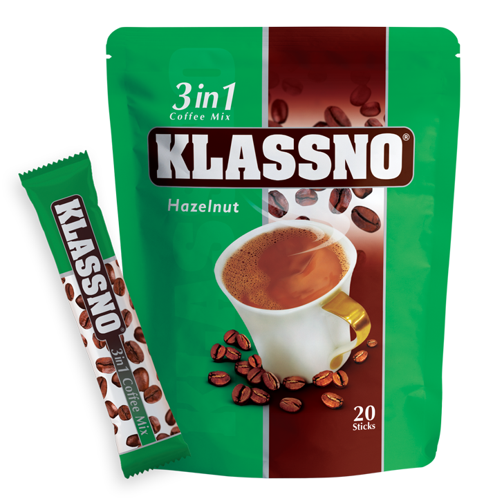 کافی میکس 3 در 1 فندق hazelnut klassno