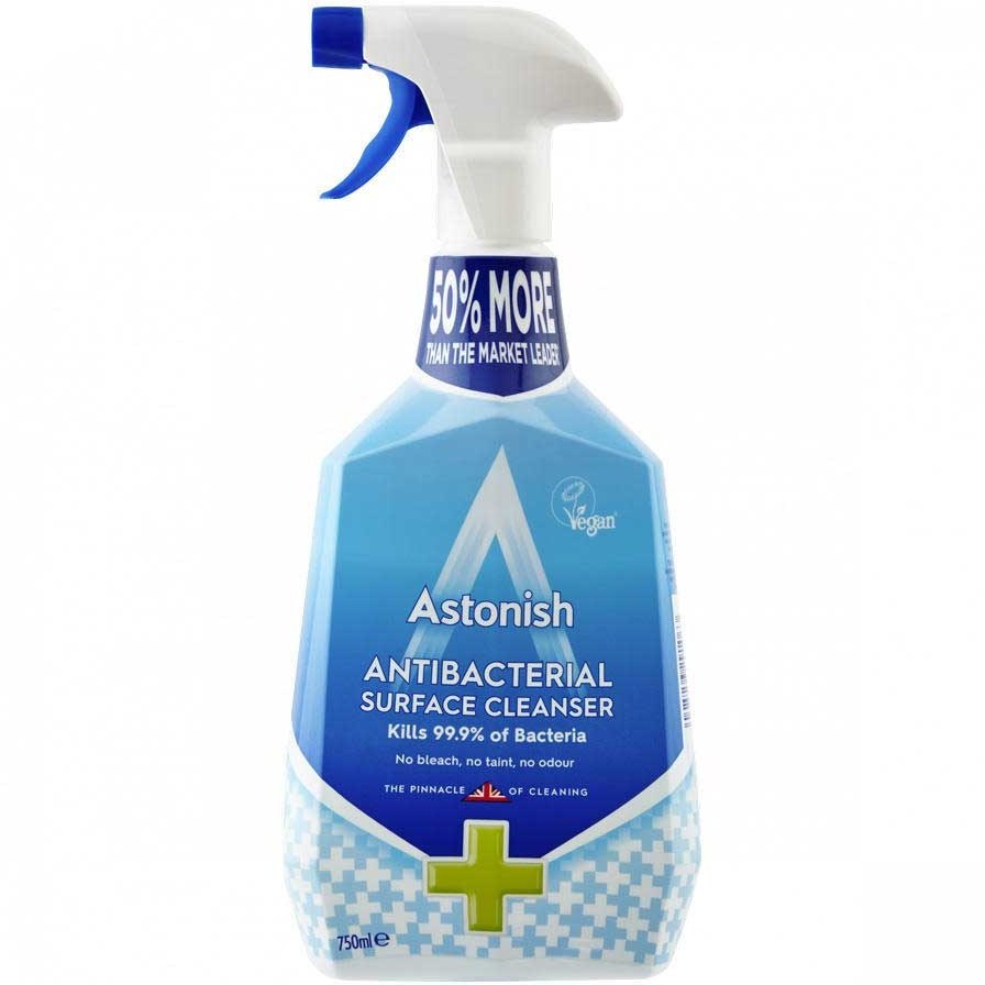 اسپری پاک کننده آنتی باکتریال آستونیش ا Astonish Antibacterial Surface Cleaners Spray 750ml