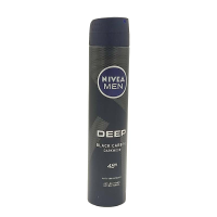 اسپری ضد تعریق نیوا Nivea مردانه مدل Deep Black Carbon حجم 200 میل 