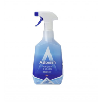 اسپری شیشه پاک کن استونیش Astonish Window & Glass انگلستان حجم 750 میل